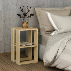 Mesita de noche Bonete 1 estante 55x34x30 cm
