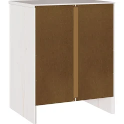 Mesita de noche Drammen 3 cajones 56x45x35 cm