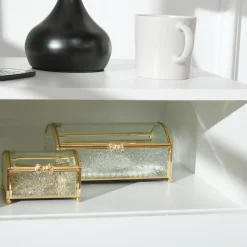 Mesita de noche Gracy Homcom 1 cajón + 2 huecos luz LED blanco
