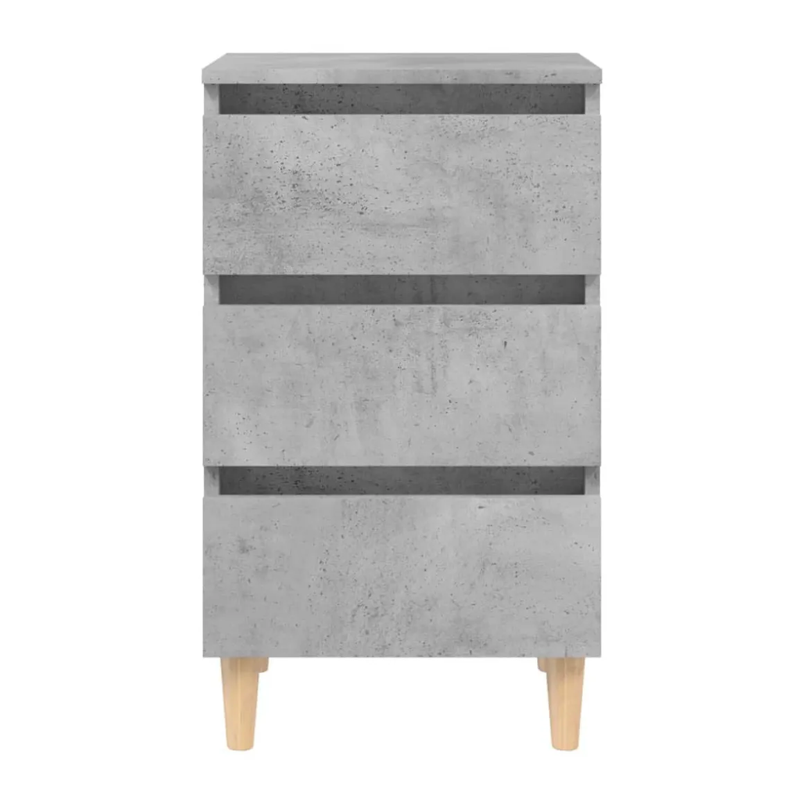 Mesita de noche Ollie 3 cajones 69x40x35 cm