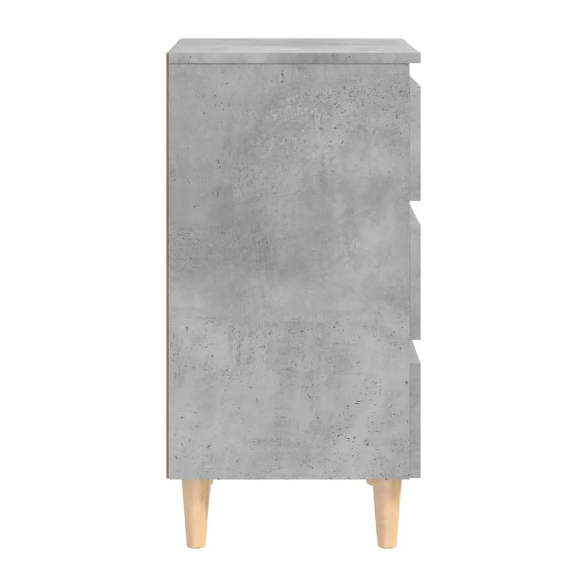 Mesita de noche Ollie 3 cajones 69x40x35 cm