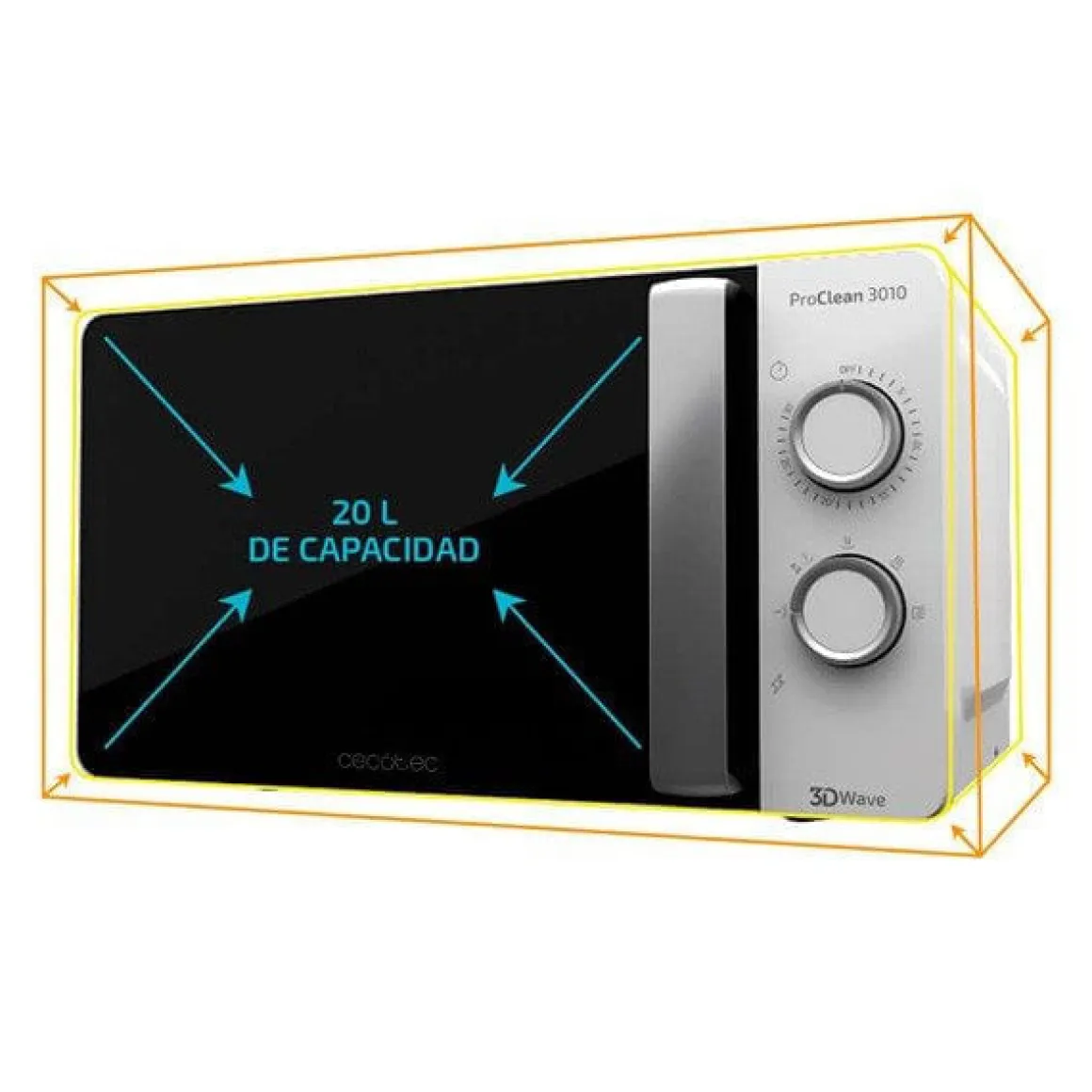 Microondas Cecotec ProClean 3010 700 W blanco