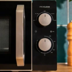 Microondas Cecotec Proclean 2010 700W 20L 5 niveles negro