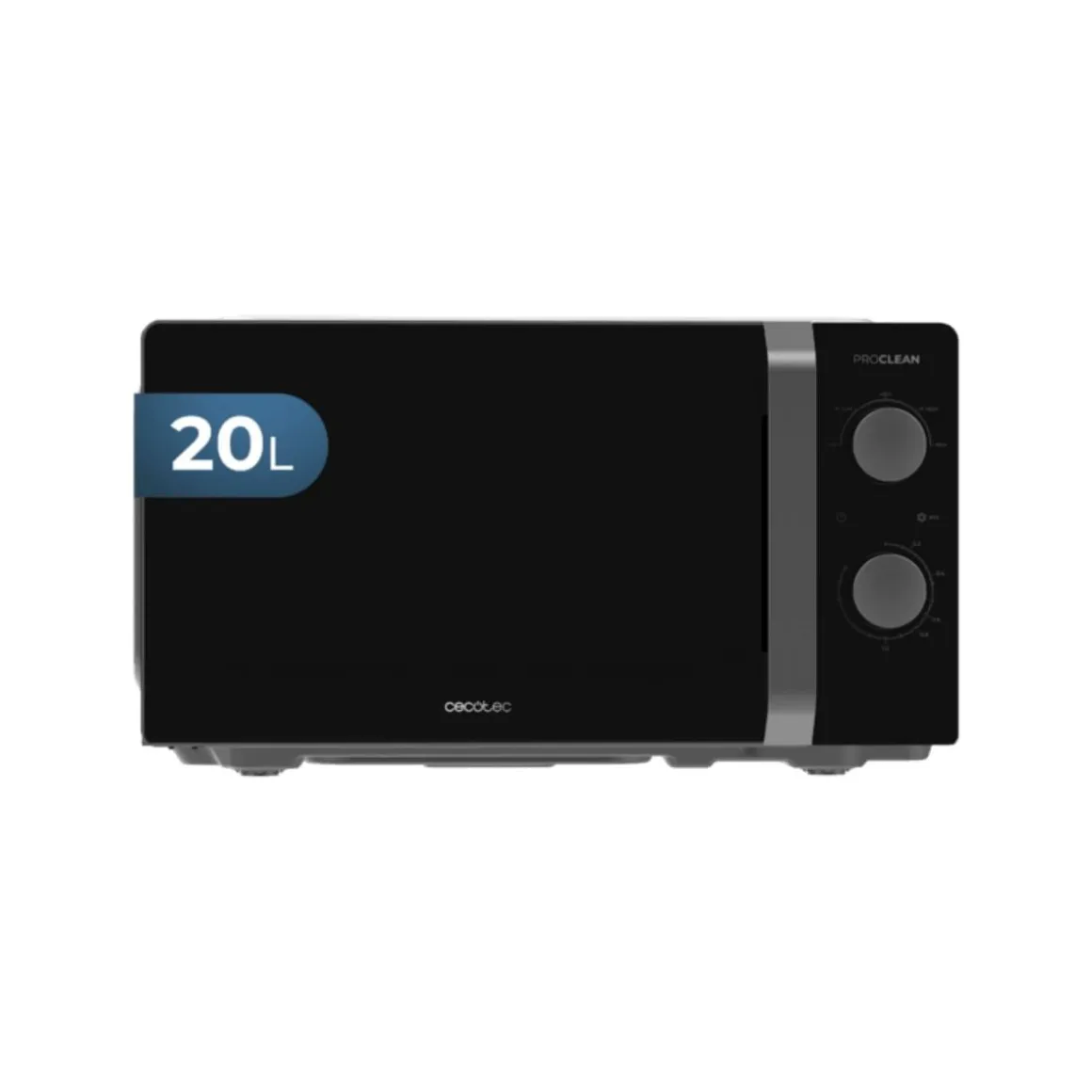 Microondas Cecotec Proclean 2010 700W 20L 5 niveles negro