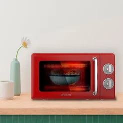 Microondas con grill Cecotec ProClean 3110 Retro 700W 20L diseño vintage