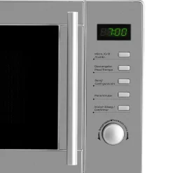 Microondas con grill Svan SMW2700DGX 700W 20L display LED inox