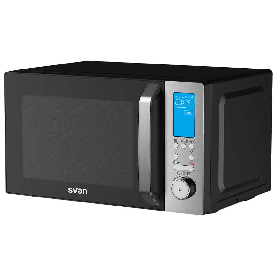 Microondas de convección Svan SVMW270CVN 900W 26L función Air Fryer negro