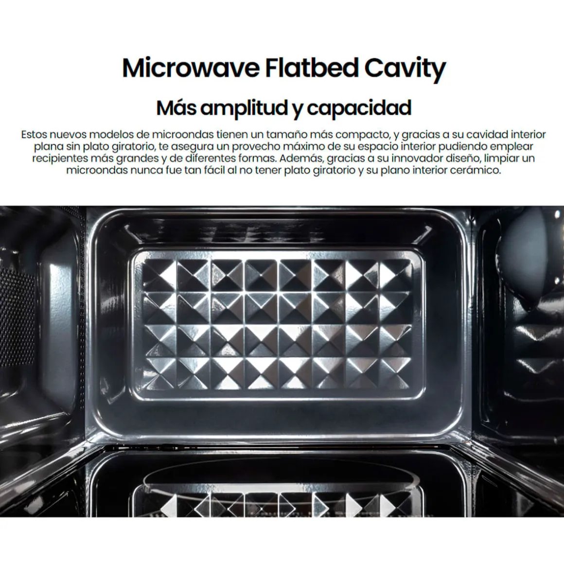 Microondas Infiniton MW-F102 700W 20L tecnología Flatbed negro