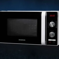 Microondas Infiniton MW-F201 700W 20L tecnología sin plato blanco