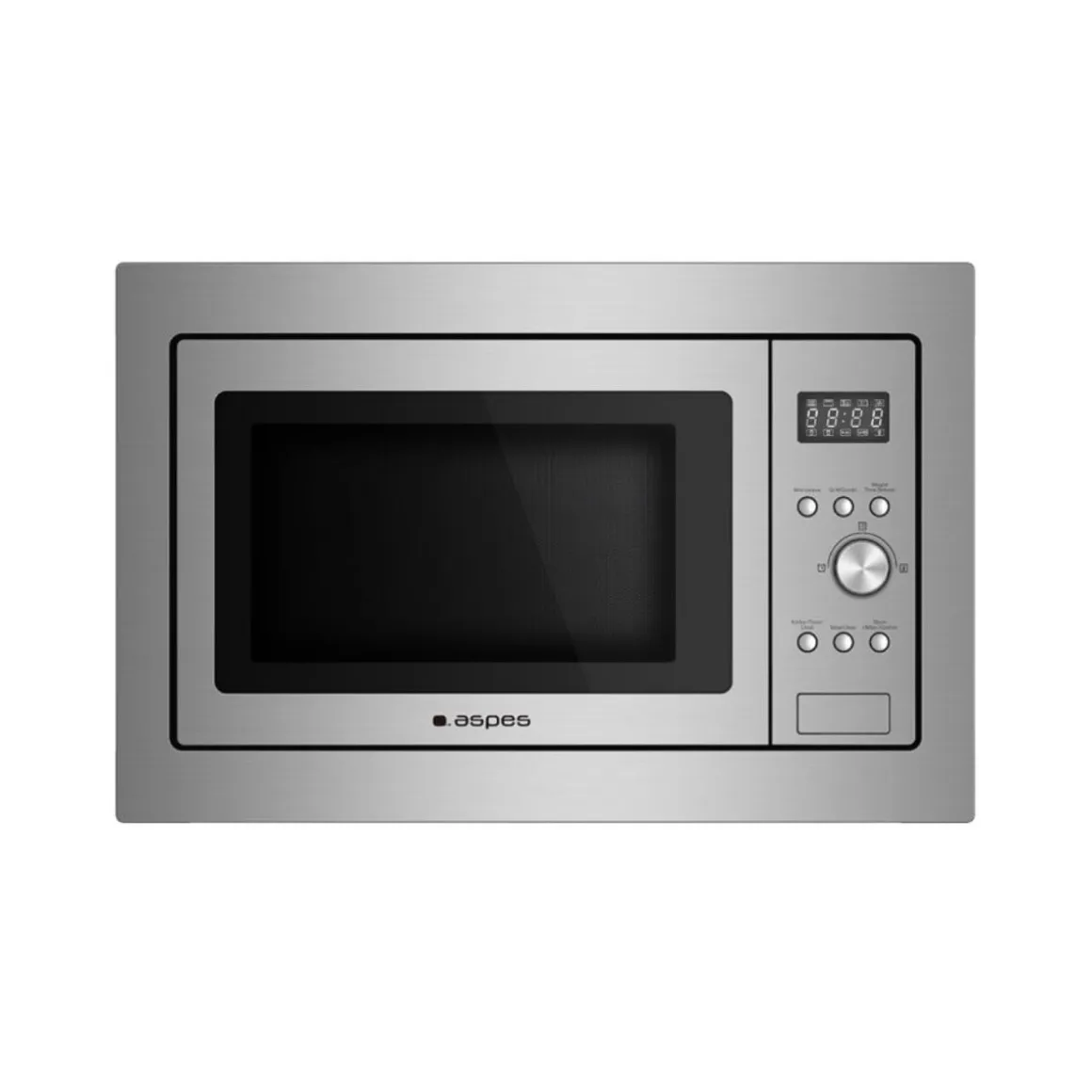 Microondas integrable Aspes AMWI2701DGX 20L con grill 8 programas inox