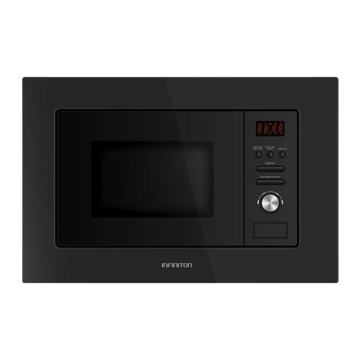 Microondas integrable Infiniton IMW-20BTN 800W 20L con grill negro