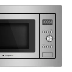 Microondas integrable Svan SMWI2701DGX 20L con grill 8 programas inox