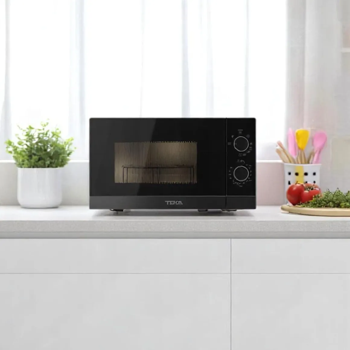 Microondas Teka MWFS20GBK 1000W 20L 5 niveles negro