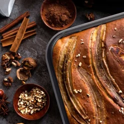 Molde desmontable de repostería forma cuadrada antiadherente Ø24 cm