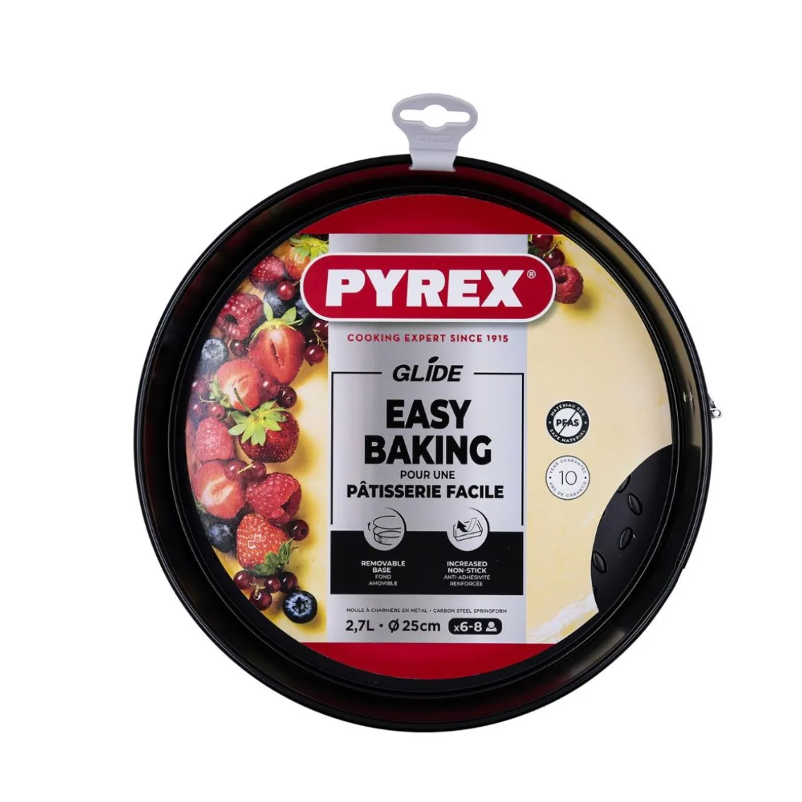Molde desmontable Pyrex Glide antiadherente negro