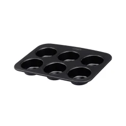 Molde para magdalenas Glide Pyrex bandeja horno acero negro