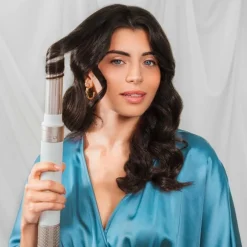 Moldeador de pelo Cecotec CeramicCare 14in1 AirGlam 1400W 14 cabezales perla