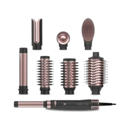 Moldeador de pelo Cecotec CeramicCare AirGlam Gyro 8 cabezales rotativo