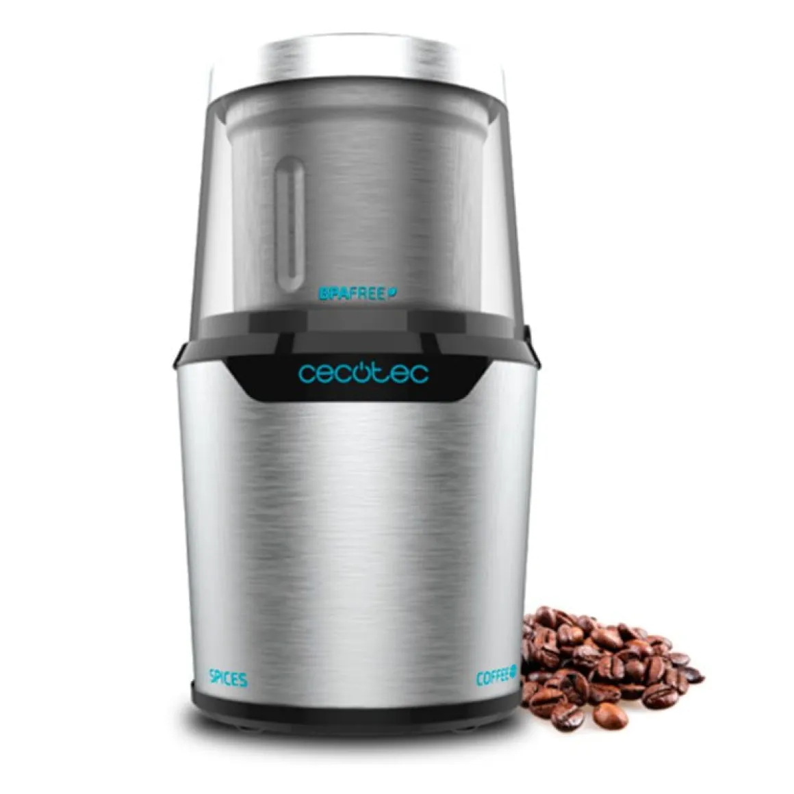 Molinillo eléctrico Cecotec TitanMill 300 DuoClean 300W inox