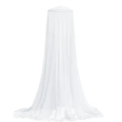 Mosquitera para cama abertura frontal blanco