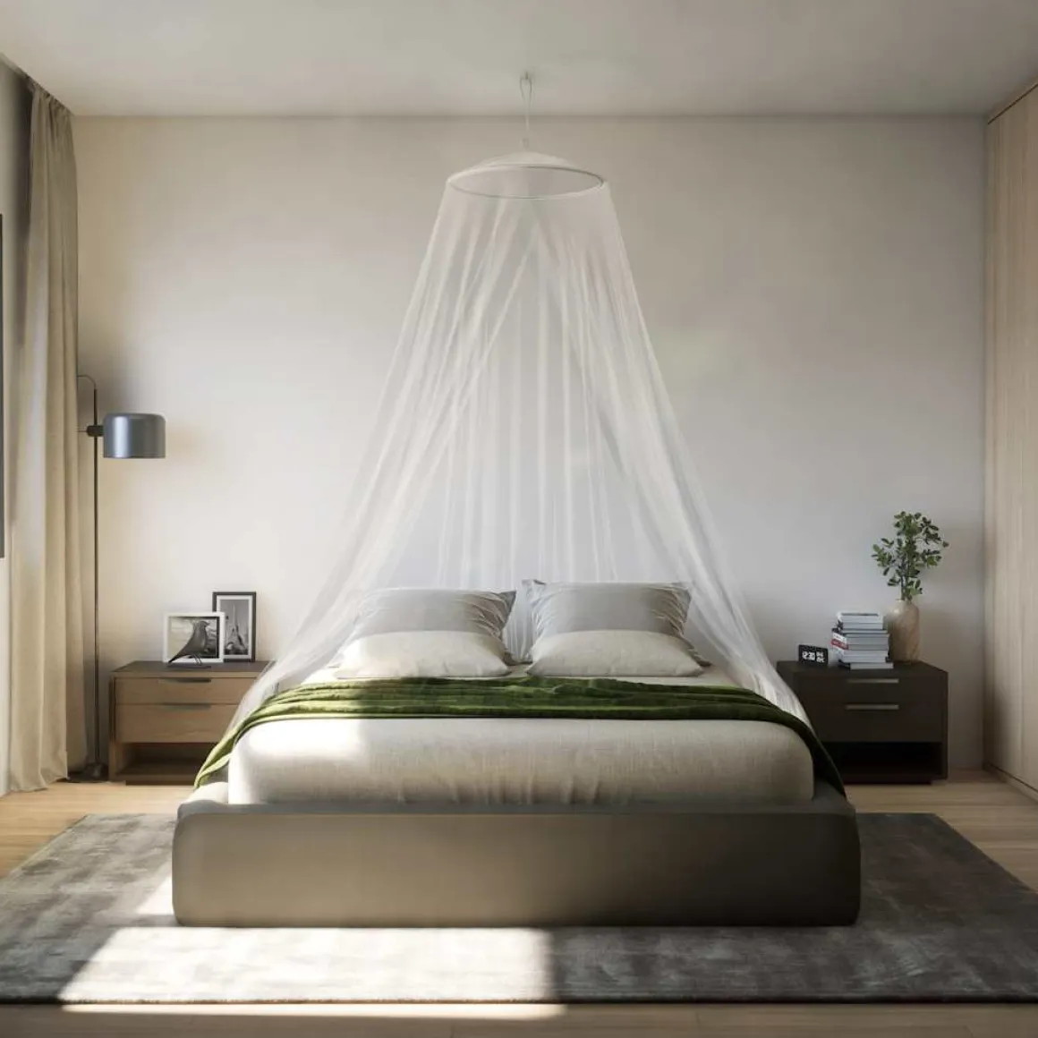 Mosquitera para cama Dream blanco Ø56x220 cm