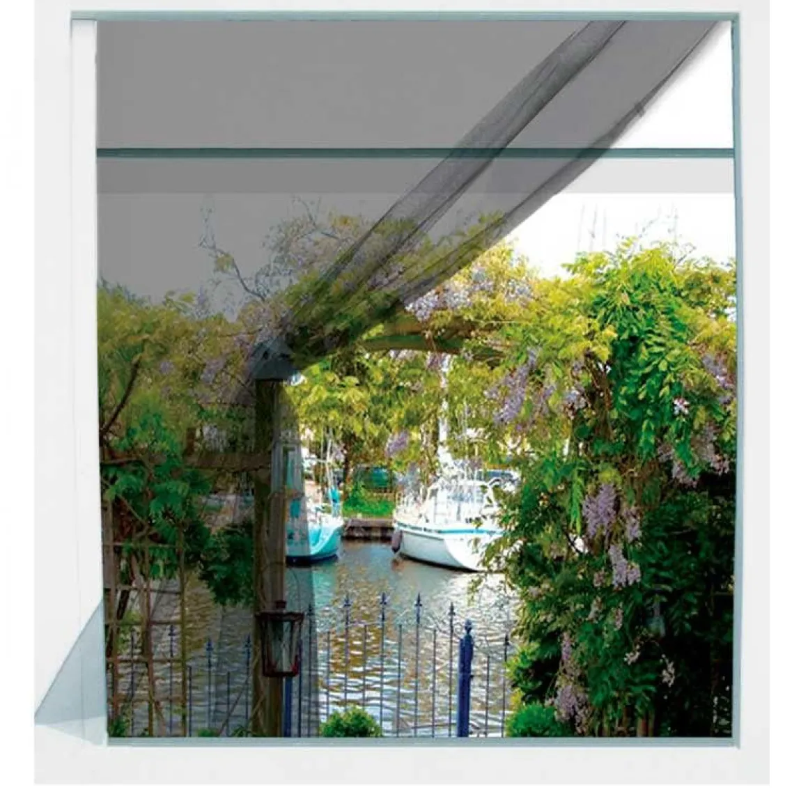 Mosquitera para ventana ProGarden negro 150x130 cm