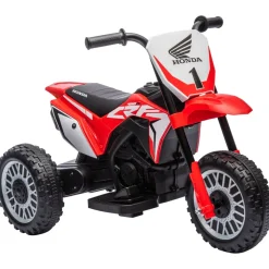 Moto eléctrica Honda CRF450RL Homcom con bocina rojo 43,5x71x40,5 cm