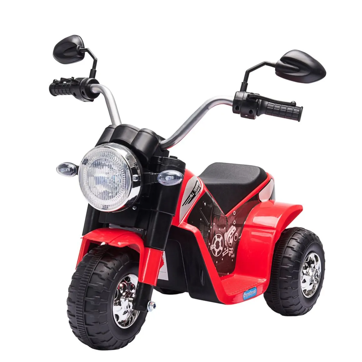 Moto eléctrica infantil Homcom 3 ruedas con bocina + faro 1-3 años 56x72x57 cm