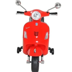 Moto Eléctrica Infantil Licencia Vespa +3A rojo 102x50,5x75,5 cm