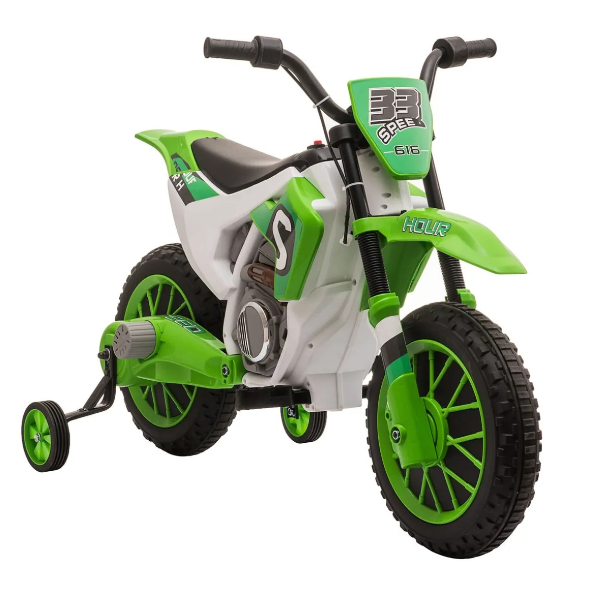 Moto eléctrica Speed Homcom con ruedines +3A 68x106,5x51,5 cm