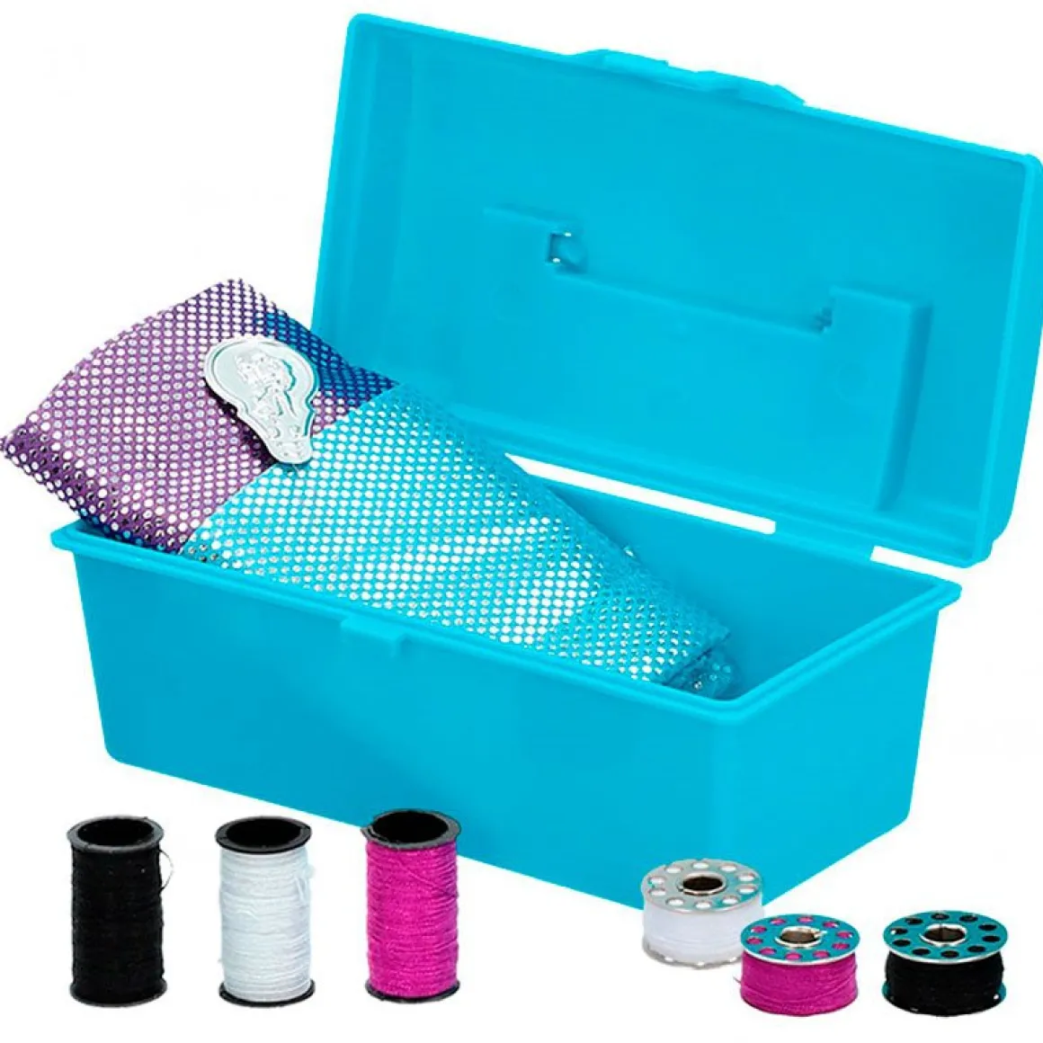 Máquina de coser Sew Crazy Shimmer’n Sparkle con accesorios +8A blanco