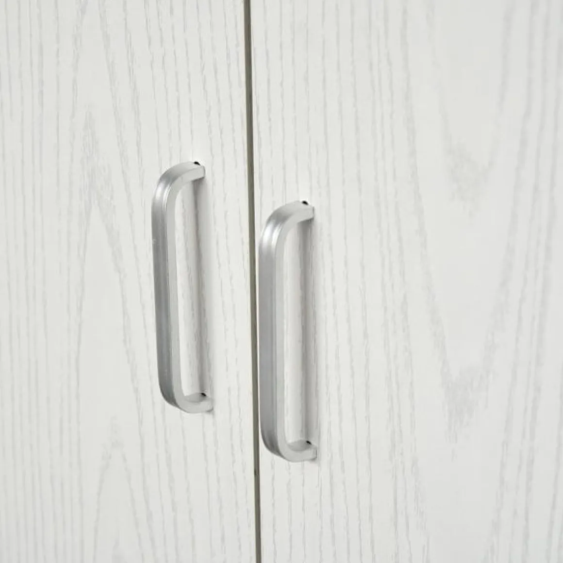 Mueble auxiliar de cocina Homcom 3 armarios+1 cajón blanco 178x71x41 cm