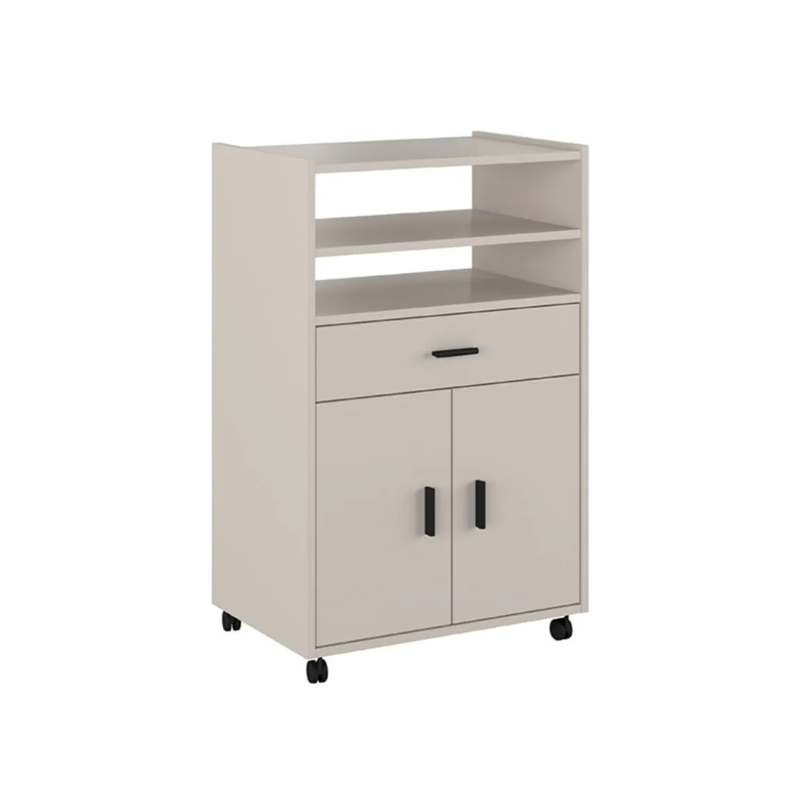 Mueble auxiliar New Aura con ruedas 92x59x39,6 cm