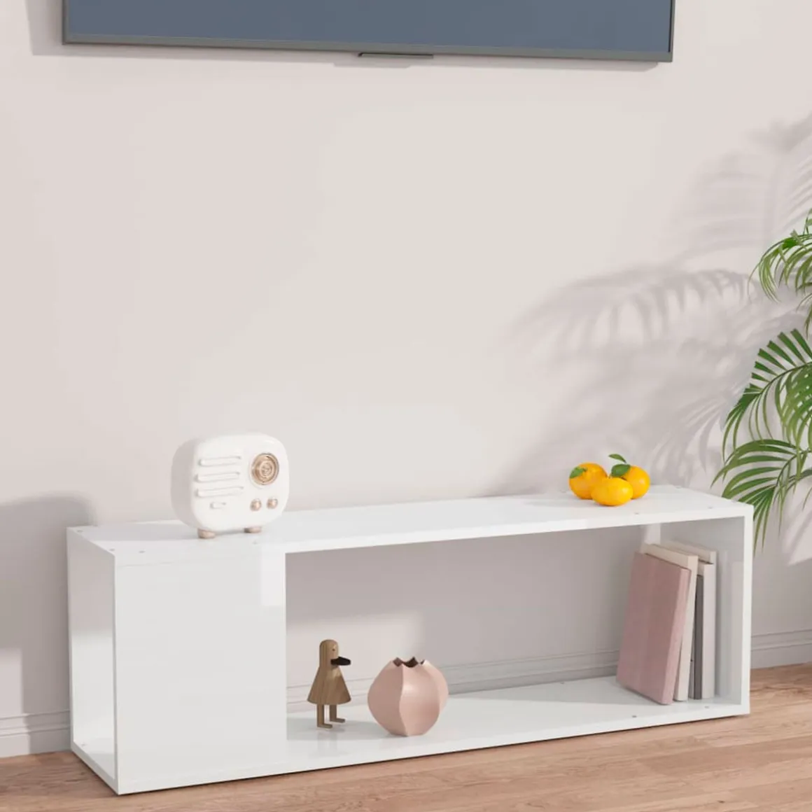 Mueble bajo de TV Bora Bora repisa superior + inferior 32x100x24 cm