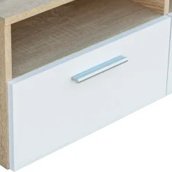 Mueble bajo de TV Donlai 2 puertas + 2 estantes 36x95x35 cm