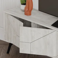 Mueble bajo de TV Dune 4 compartimentos 50x180x29,6 cm