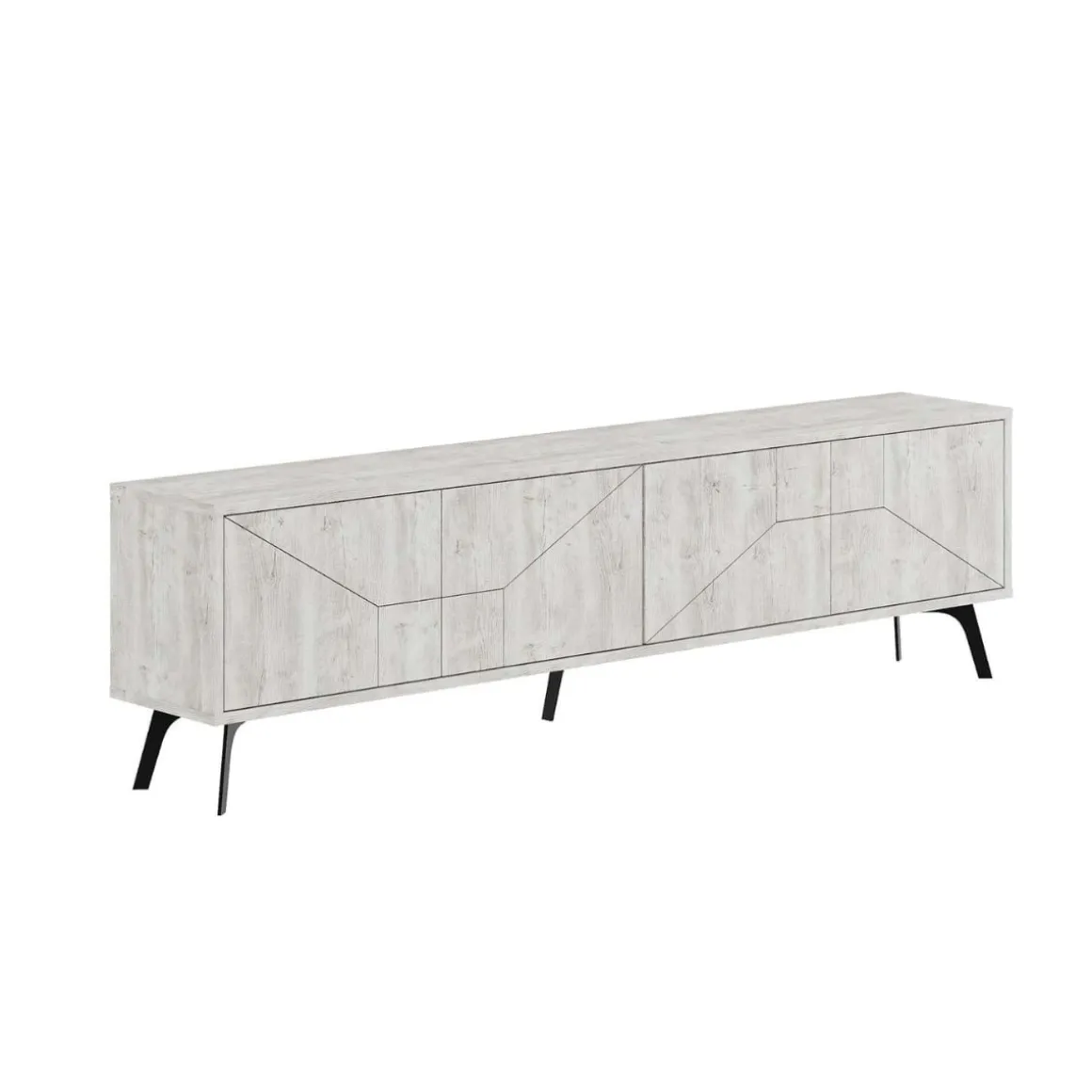 Mueble bajo de TV Dune 4 compartimentos 50x180x29,6 cm
