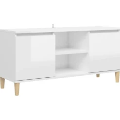 Mueble bajo de TV Merlo 2 puertas + 2 estantes 50x103,5x35 cm