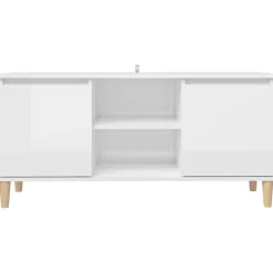 Mueble bajo de TV Merlo 2 puertas + 2 estantes 50x103,5x35 cm