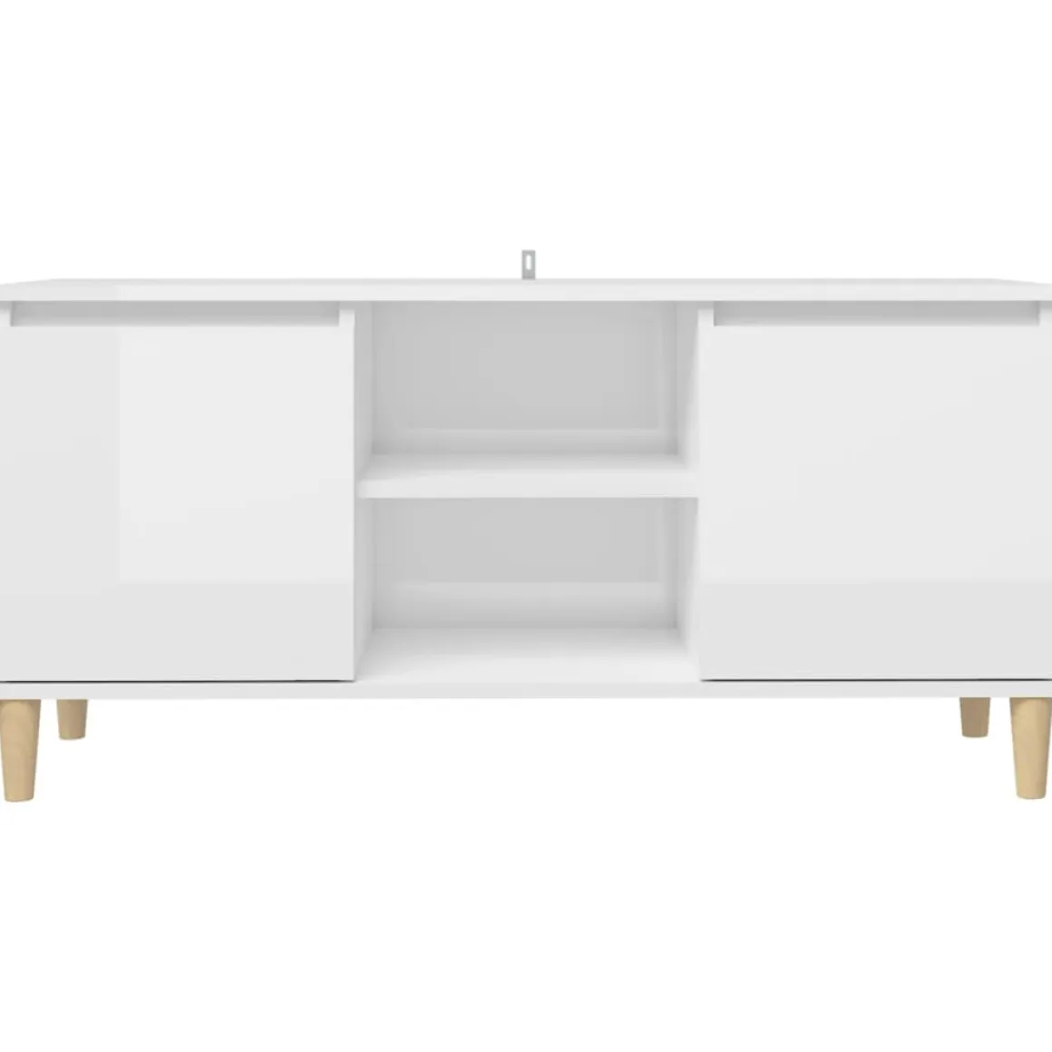 Mueble bajo de TV Merlo 2 puertas + 2 estantes 50x103,5x35 cm