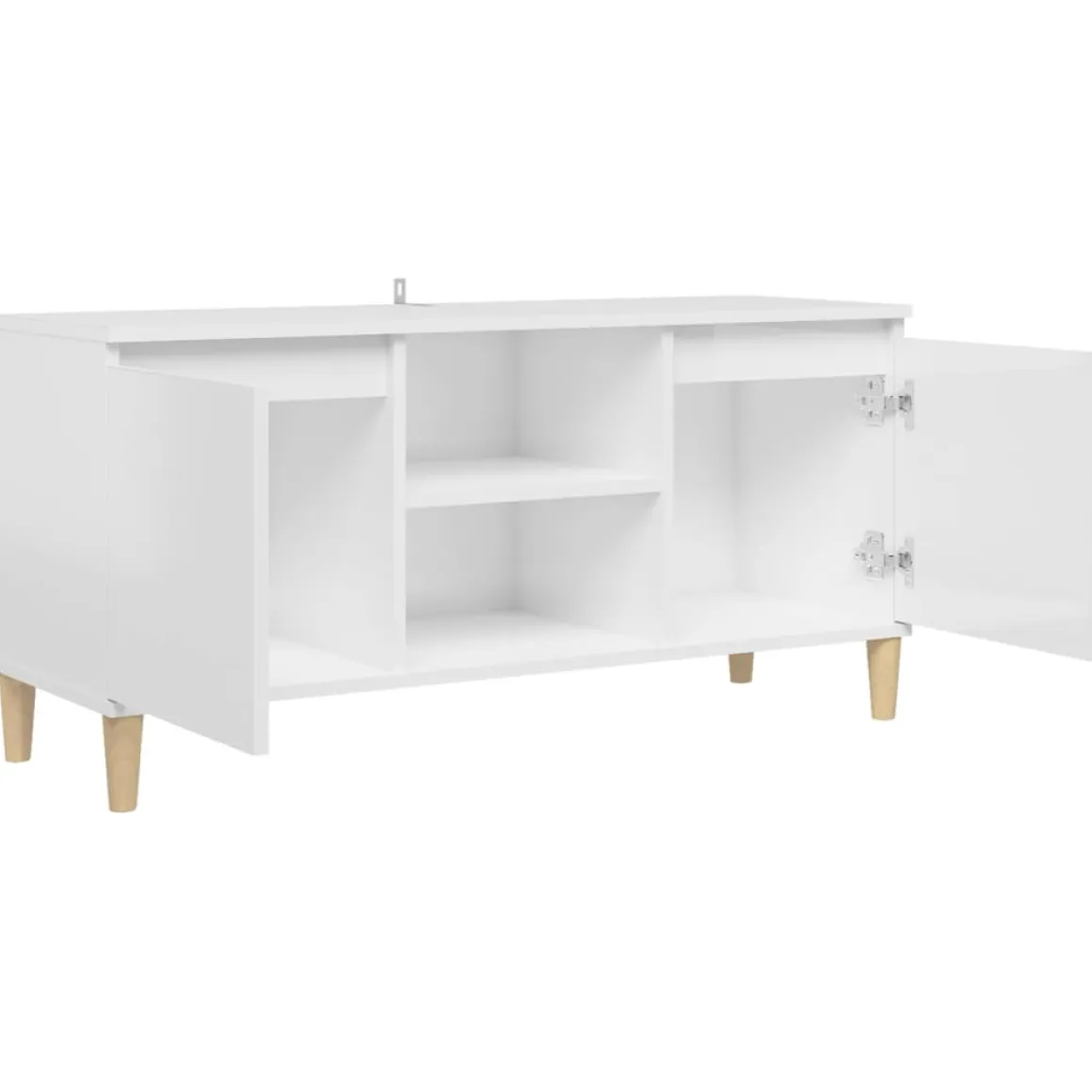 Mueble bajo de TV Merlo 2 puertas + 2 estantes 50x103,5x35 cm