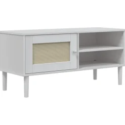 Mueble bajo de TV Senja 1 puerta + 2 huecos 49x106x40 cm
