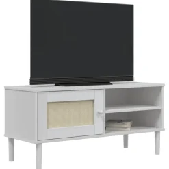Mueble bajo de TV Senja 1 puerta + 2 huecos 49x106x40 cm