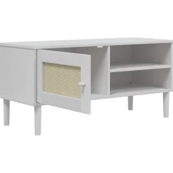 Mueble bajo de TV Senja 1 puerta + 2 huecos 49x106x40 cm