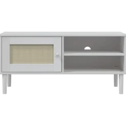 Mueble bajo de TV Senja 1 puerta + 2 huecos 49x106x40 cm