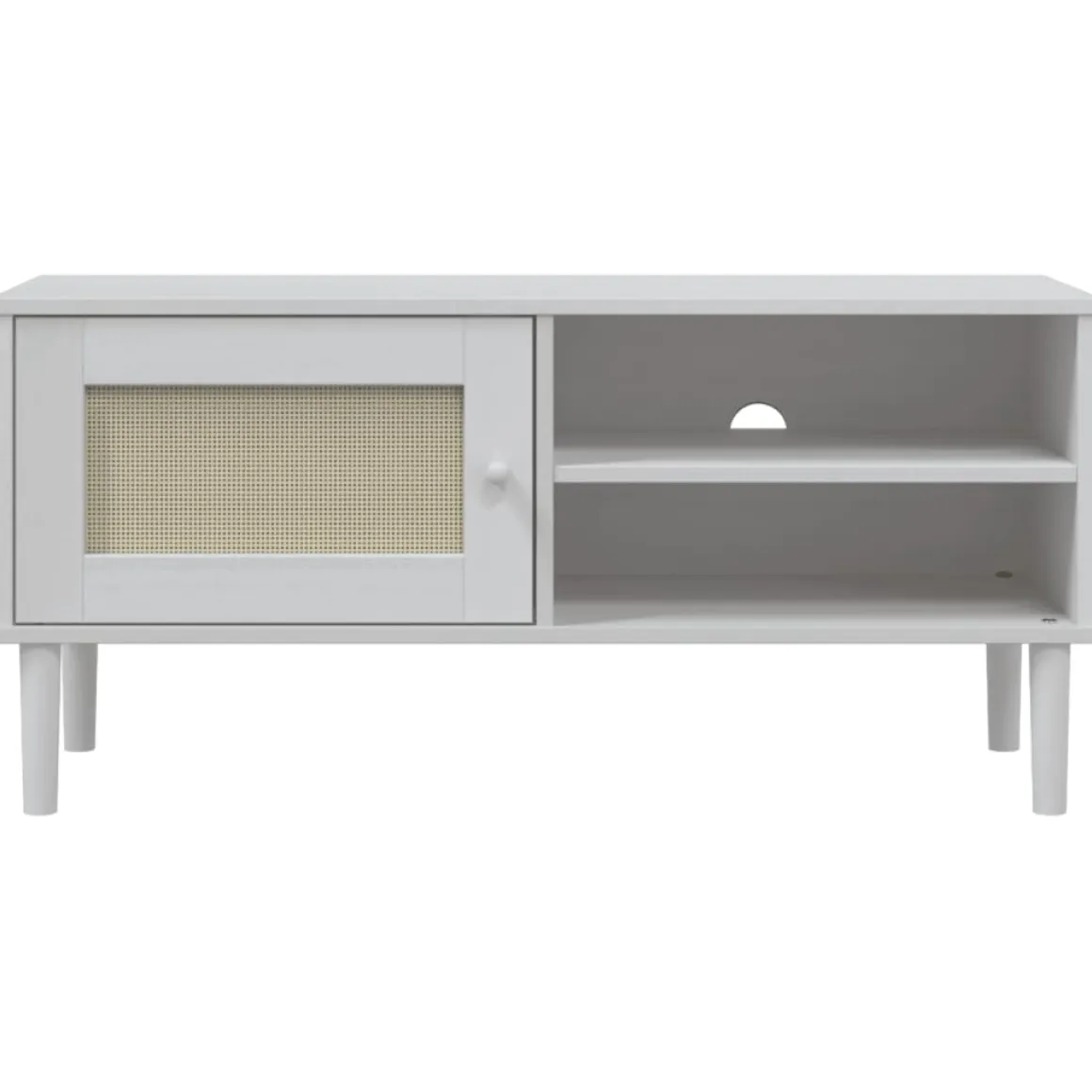 Mueble bajo de TV Senja 1 puerta + 2 huecos 49x106x40 cm