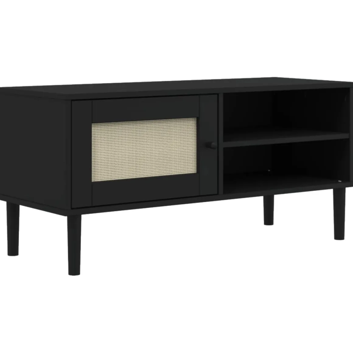 Mueble bajo de TV Senja 1 puerta + 2 huecos 49x106x40 cm
