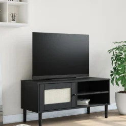 Mueble bajo de TV Senja 1 puerta + 2 huecos 49x106x40 cm