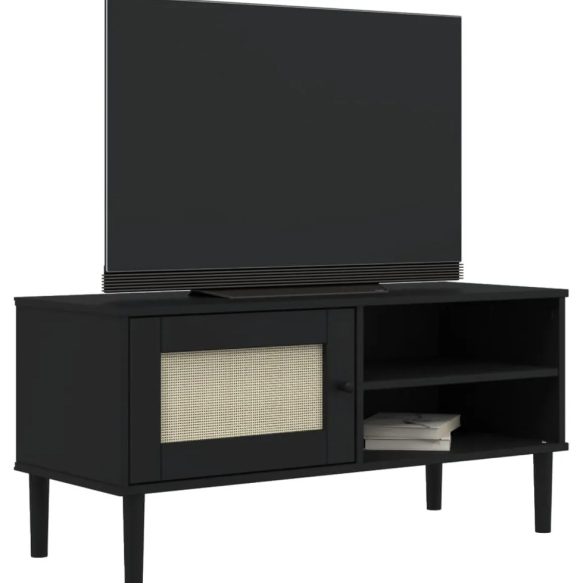 Mueble bajo de TV Senja 1 puerta + 2 huecos 49x106x40 cm