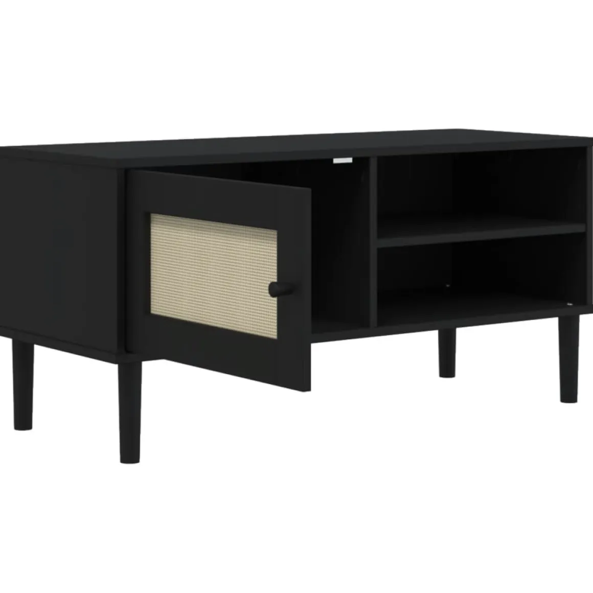 Mueble bajo de TV Senja 1 puerta + 2 huecos 49x106x40 cm